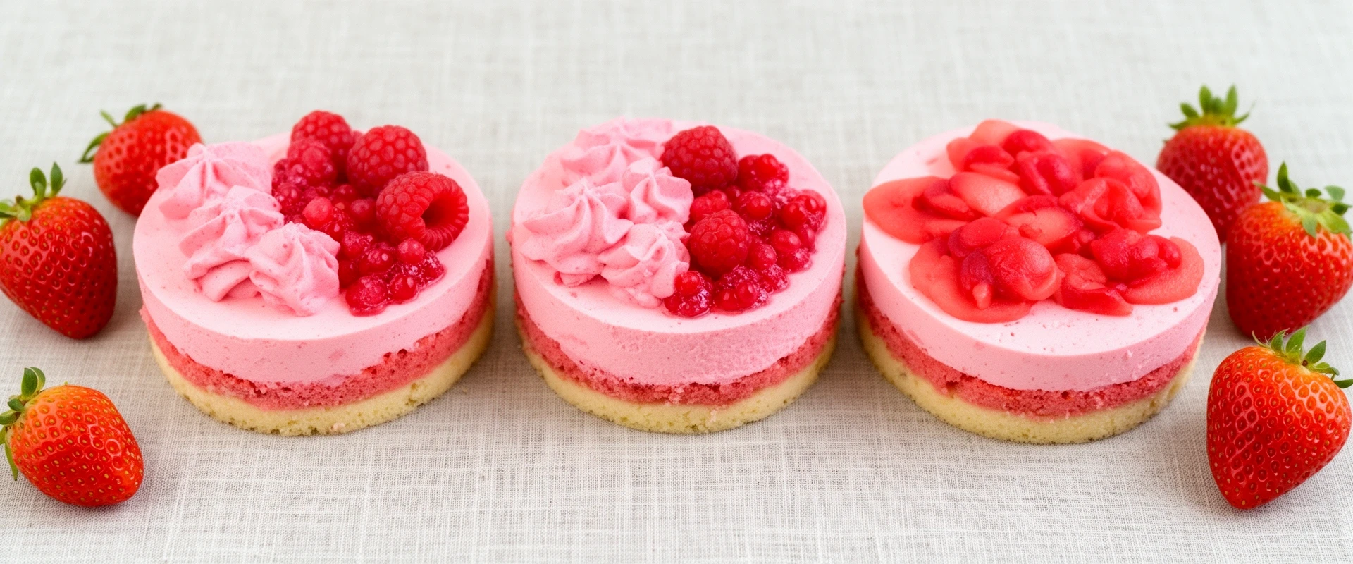 Bento-Torte Erdbeere